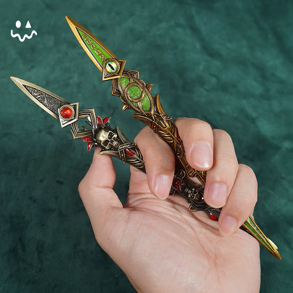 DL Metal Ghost Douluo's Blade of Life's Sentinel Dagger Mini Replica