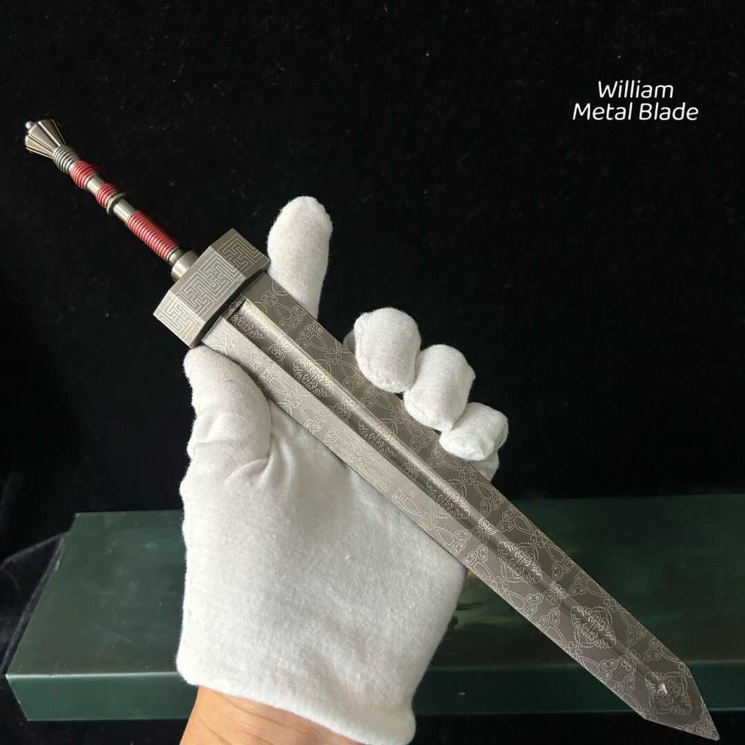 Damascus Pattern ER Greatsword Metal Replica 30CM/11.8''