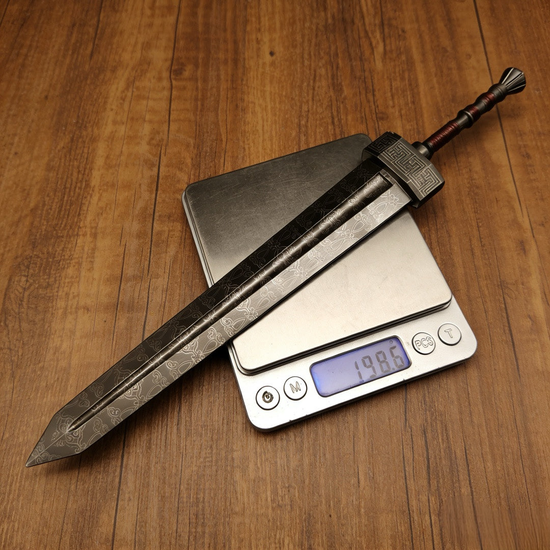 Damascus Pattern ER Greatsword Metal Replica 30CM/11.8''
