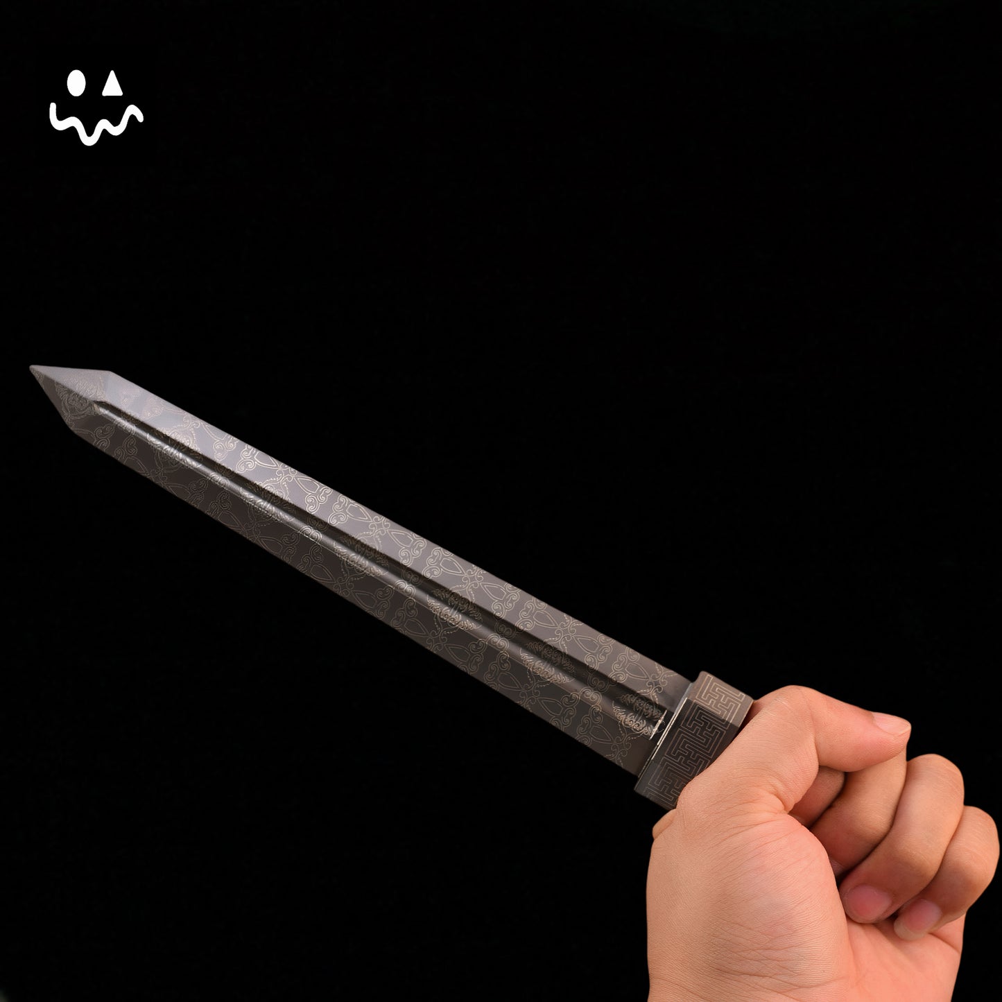 Damascus Pattern ER Greatsword Metal Replica 30CM/11.8''