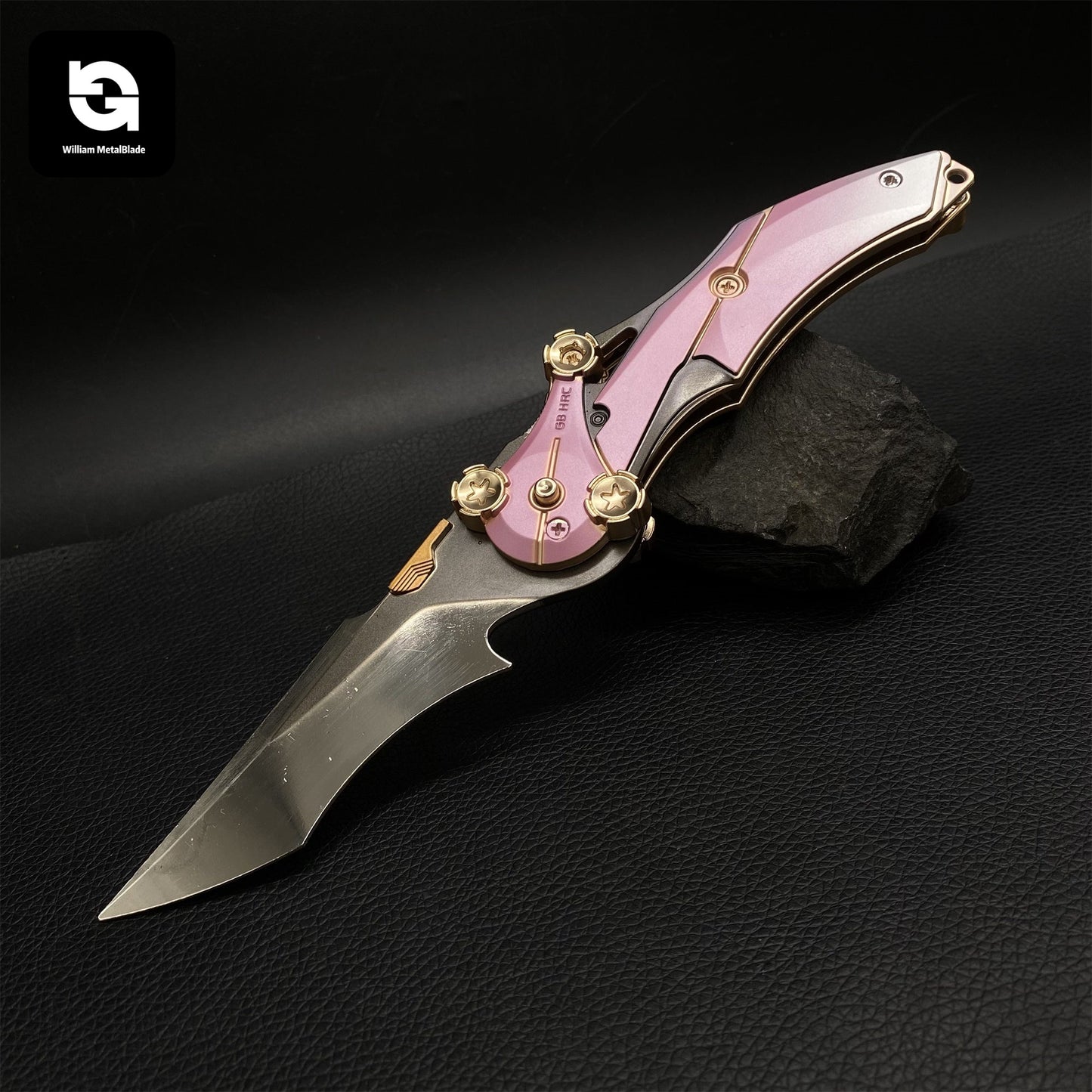 Delta Blade Of Mercy Folding Knife Blunt Blade Metal Replica