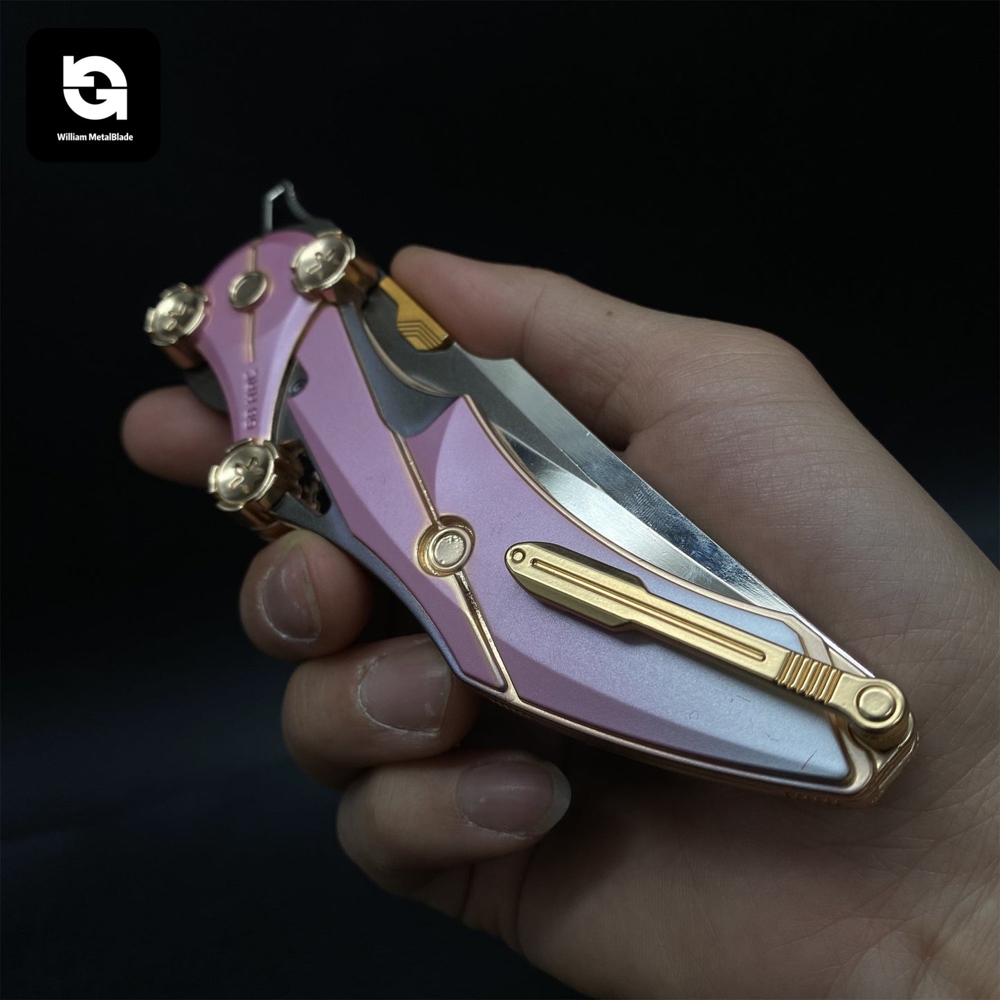 Delta Blade Of Mercy Folding Knife Blunt Blade Metal Replica
