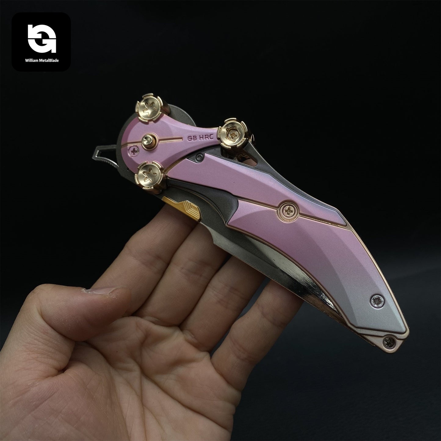 Delta Blade Of Mercy Folding Knife Blunt Blade Metal Replica
