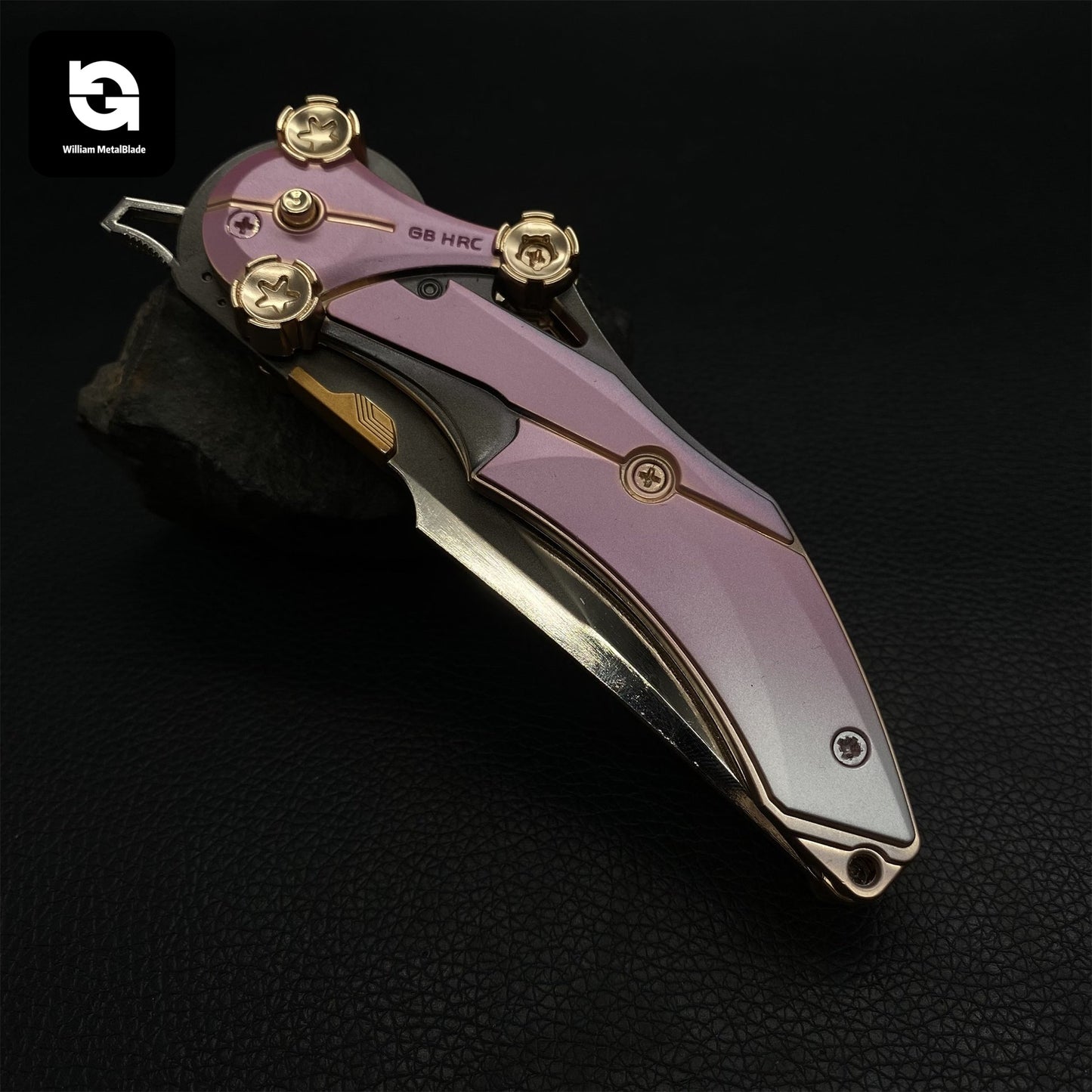 Delta Blade Of Mercy Folding Knife Blunt Blade Metal Replica
