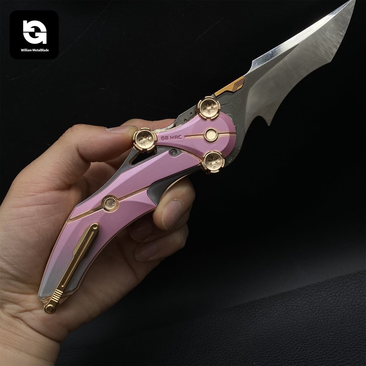 Delta Blade Of Mercy Folding Knife Blunt Blade Metal Replica