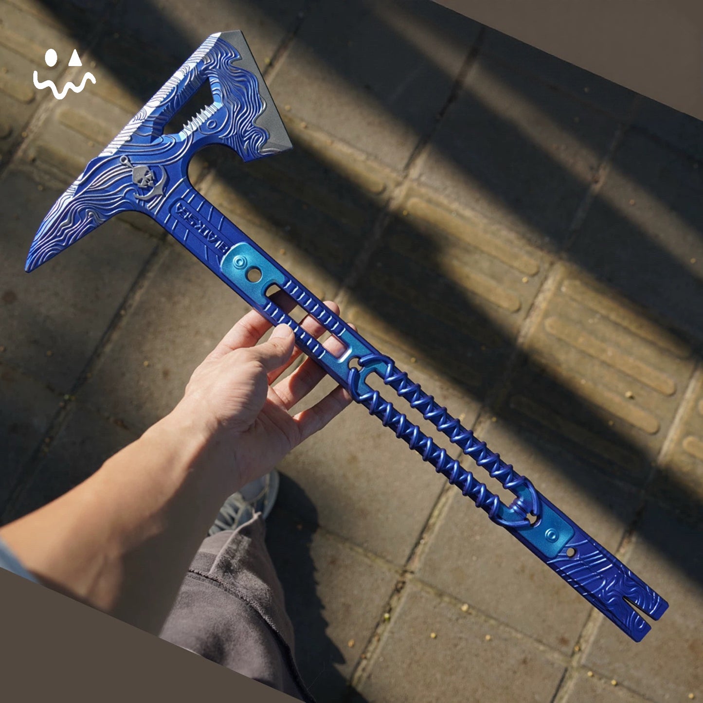 Delta Force 60CM/23.6" Black Sea Tactical Axe PU Replica