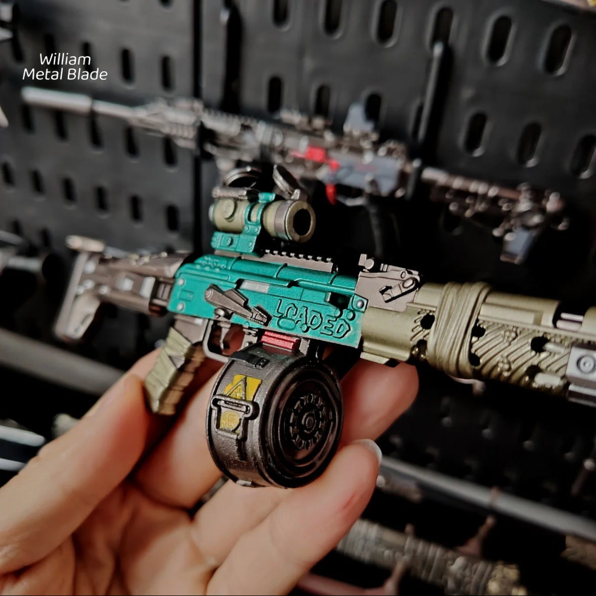 Delta Force AKM Assault Rifle Metal Miniature