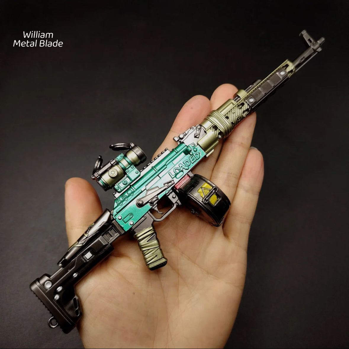Delta Force AKM Assault Rifle Metal Miniature
