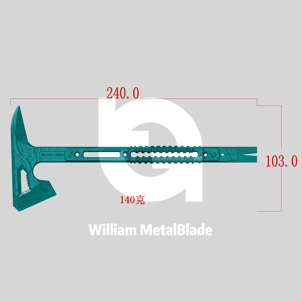 Delta Force Black Sea Axe Metal Replica Project