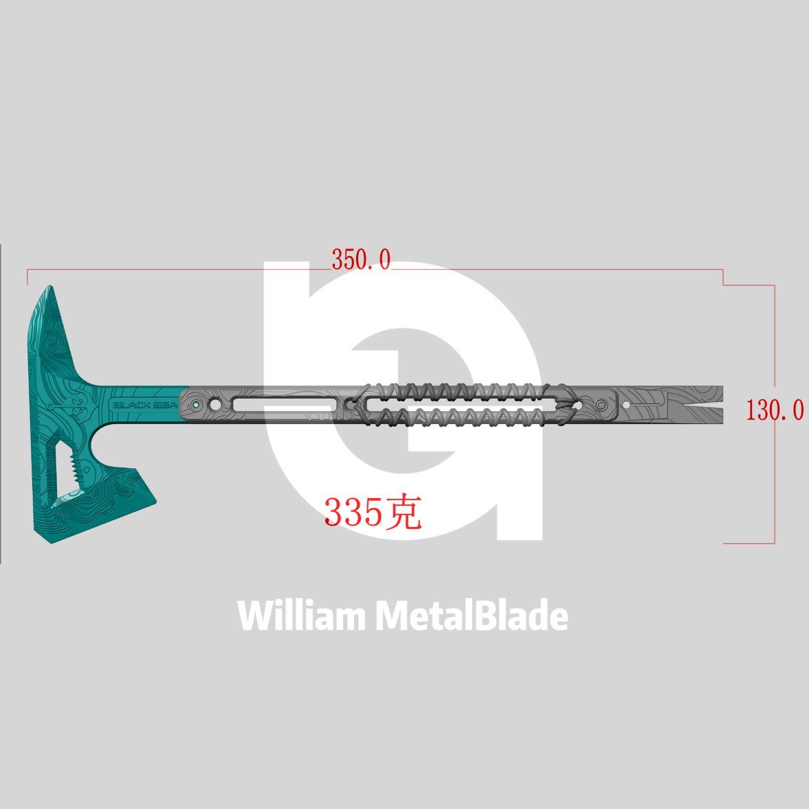Delta Force Black Sea Axe Metal Replica Project