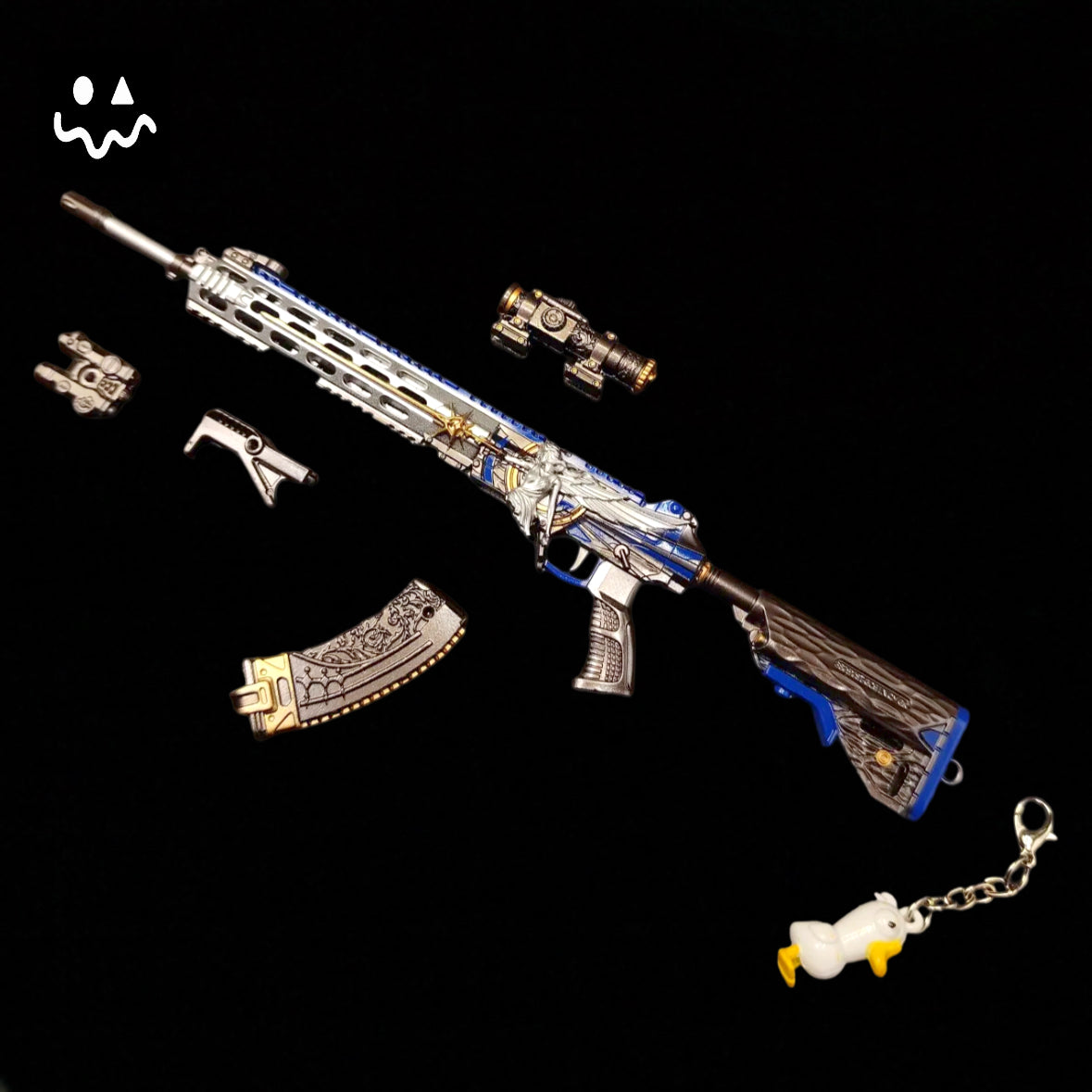 Delta Force Clean Assault Rifle Metal Replica