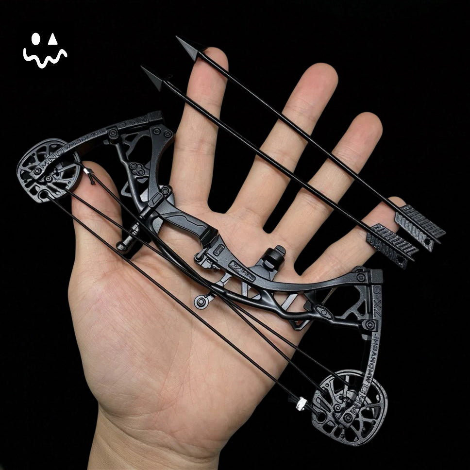 Delta Force Composite Bow Miniature Metal Replica