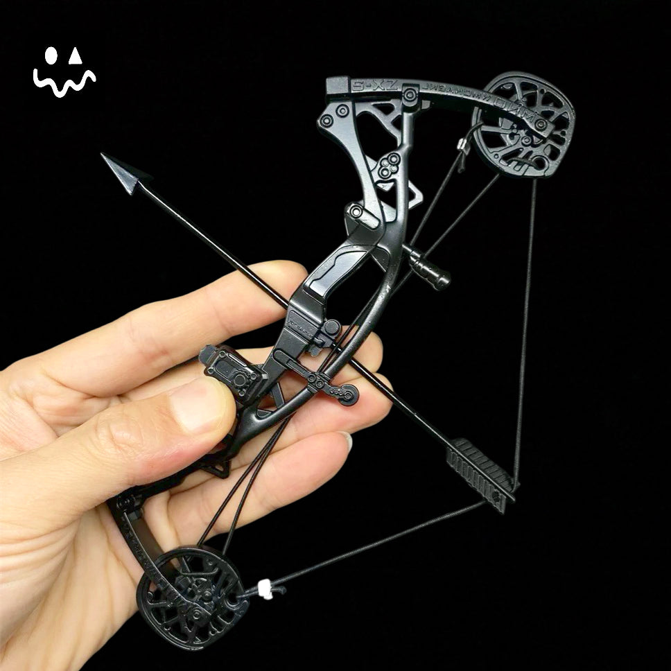 Delta Force Composite Bow Miniature Metal Replica