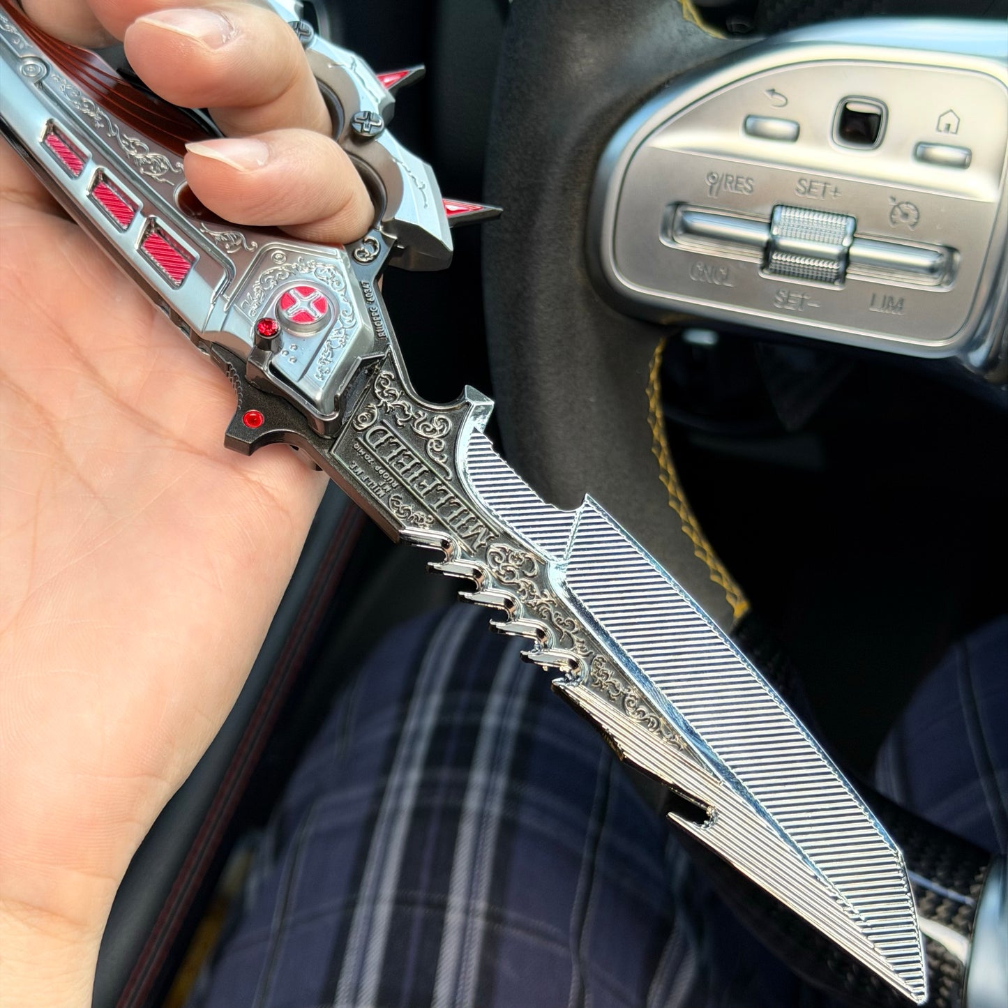 Delta Force Creed Knife Metal Blunt Replica