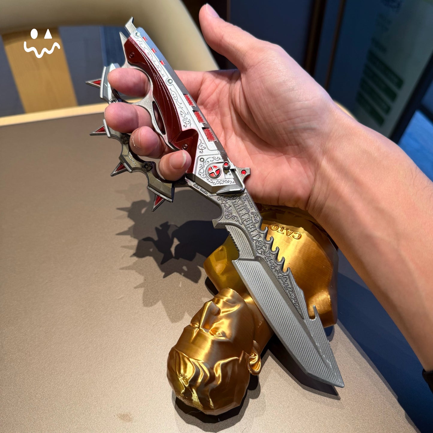 Delta Force Creed Knife Metal Blunt Replica