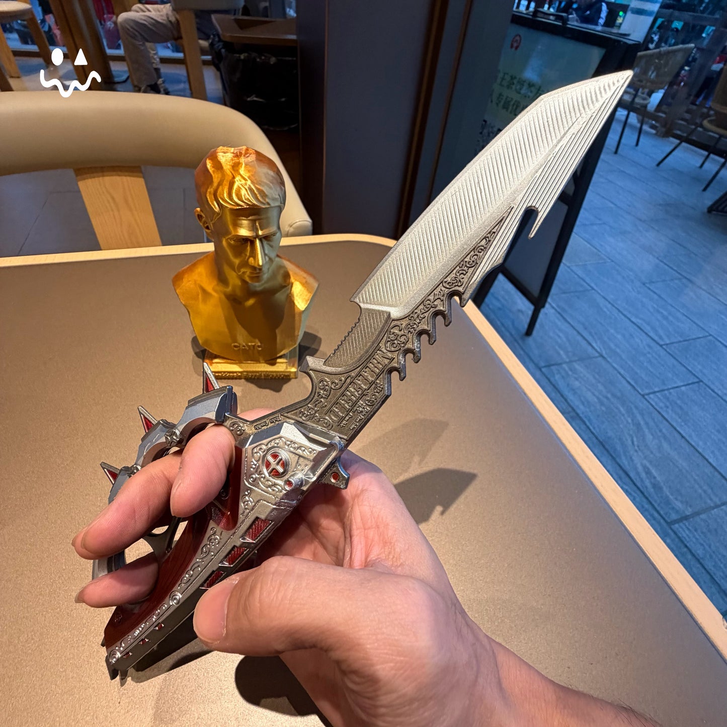 Delta Force Creed Knife Metal Blunt Replica