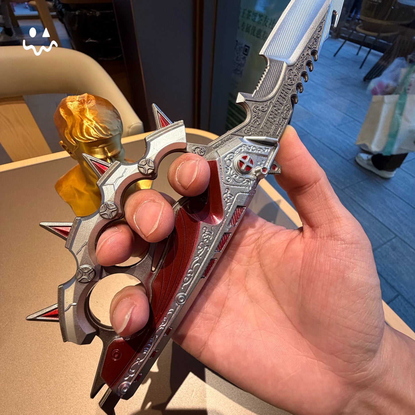 Delta Force Creed Knife Metal Blunt Replica