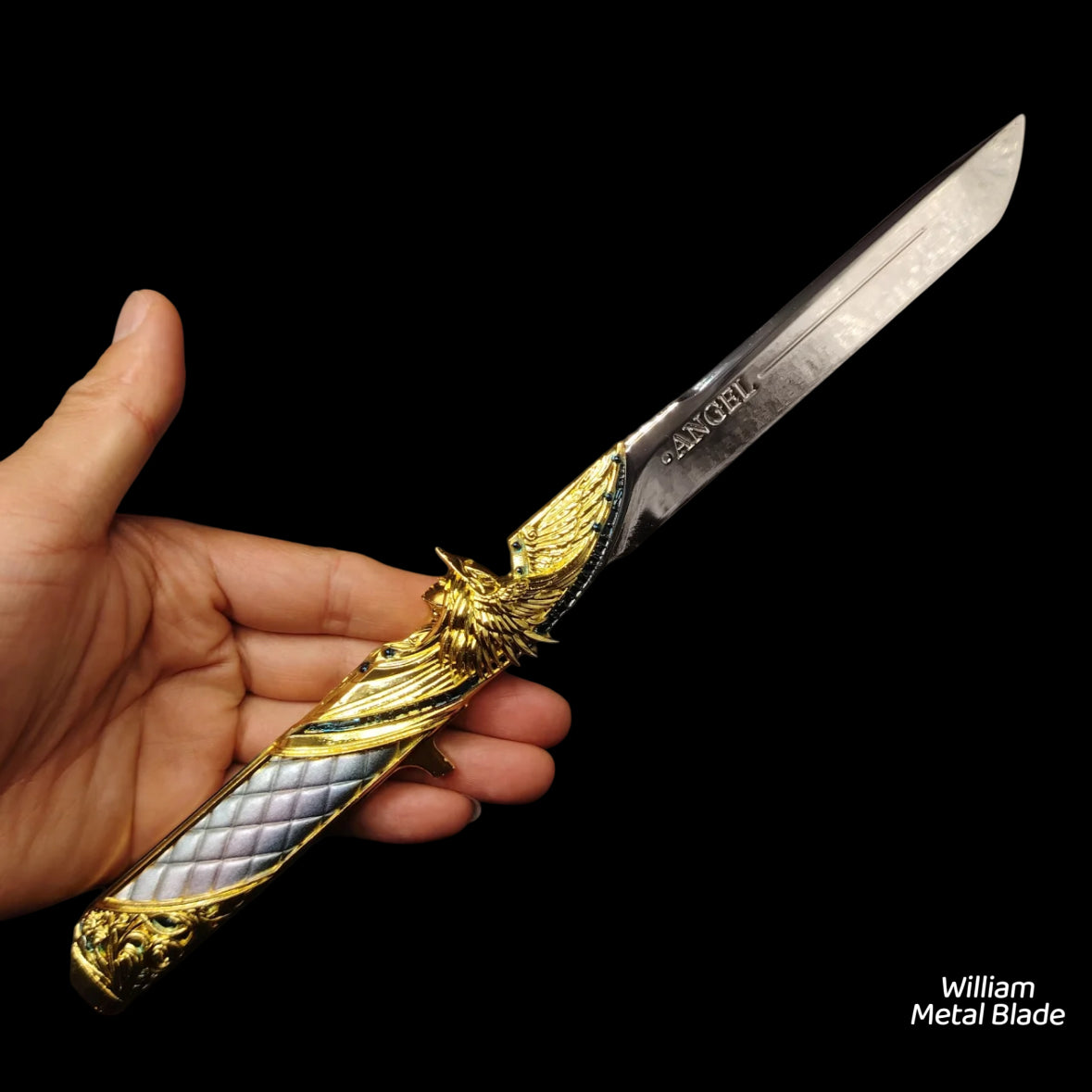 Delta Force Dark Star Angel Knives Dull Blade Metal Replica