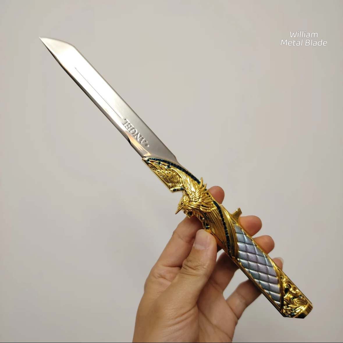 Delta Force Dark Star Angel Knives Dull Blade Metal Replica