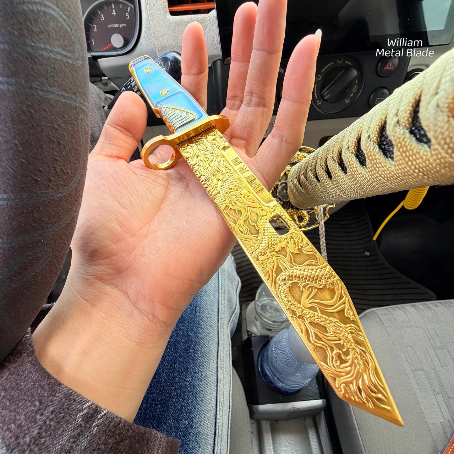 Delta Force Dragon Tooth Knife Metal Replica