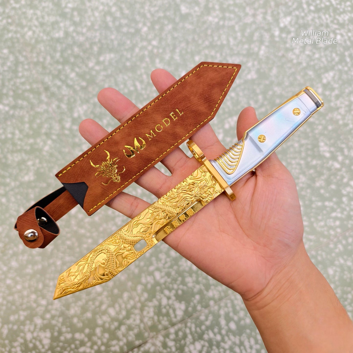 Delta Force Dragon Tooth Knife Metal Replica