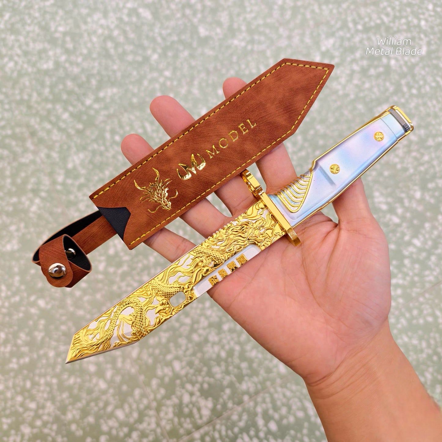 Delta Force Dragon Tooth Knife Metal Replica