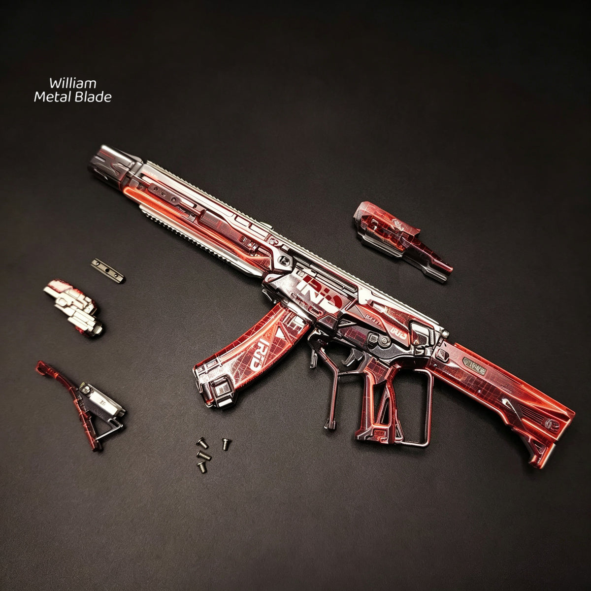Delta Force Euphoria KC17 Assault Rifle Mini Metal Replica