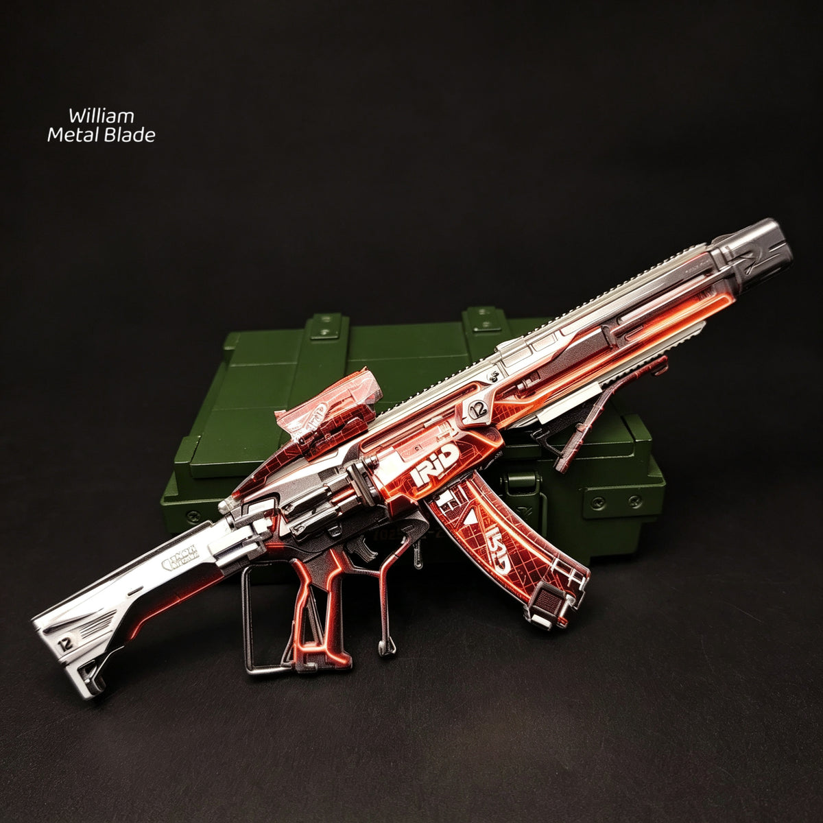 Delta Force Euphoria KC17 Assault Rifle Mini Metal Replica