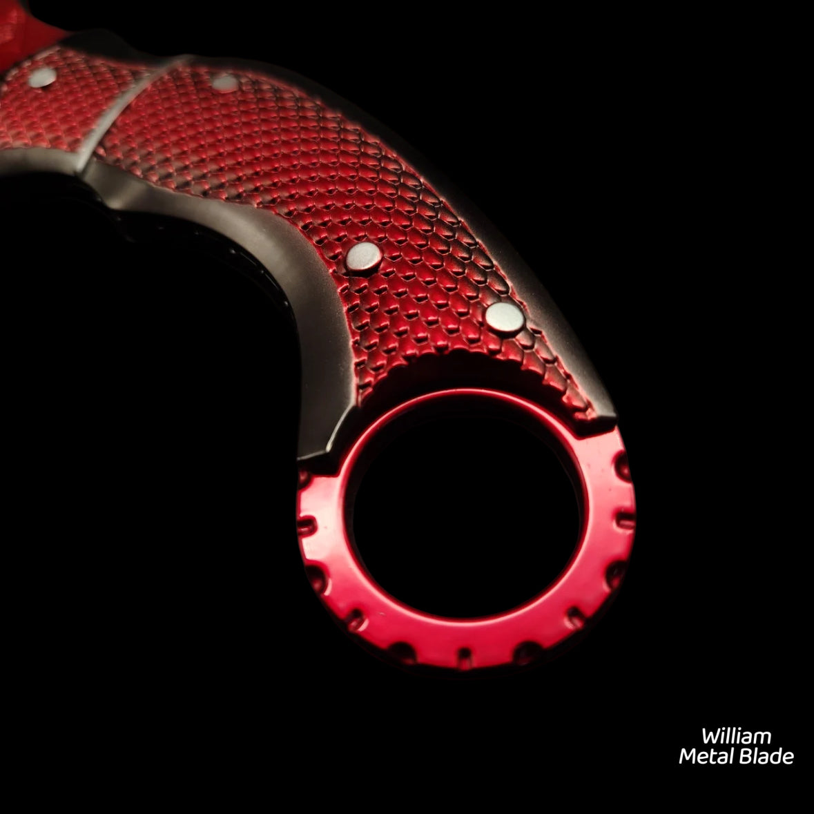 Delta Force Fiery Owl Karambit Metal Replica