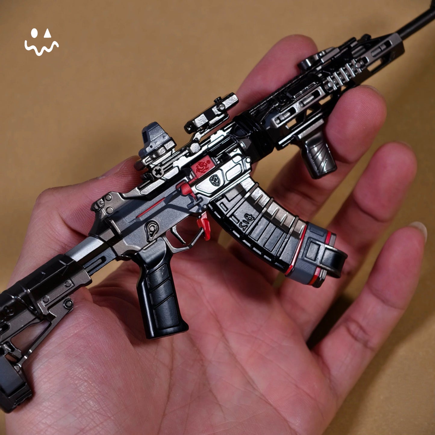 Delta Force Game Tenglong Assault Rifle Metal Replica