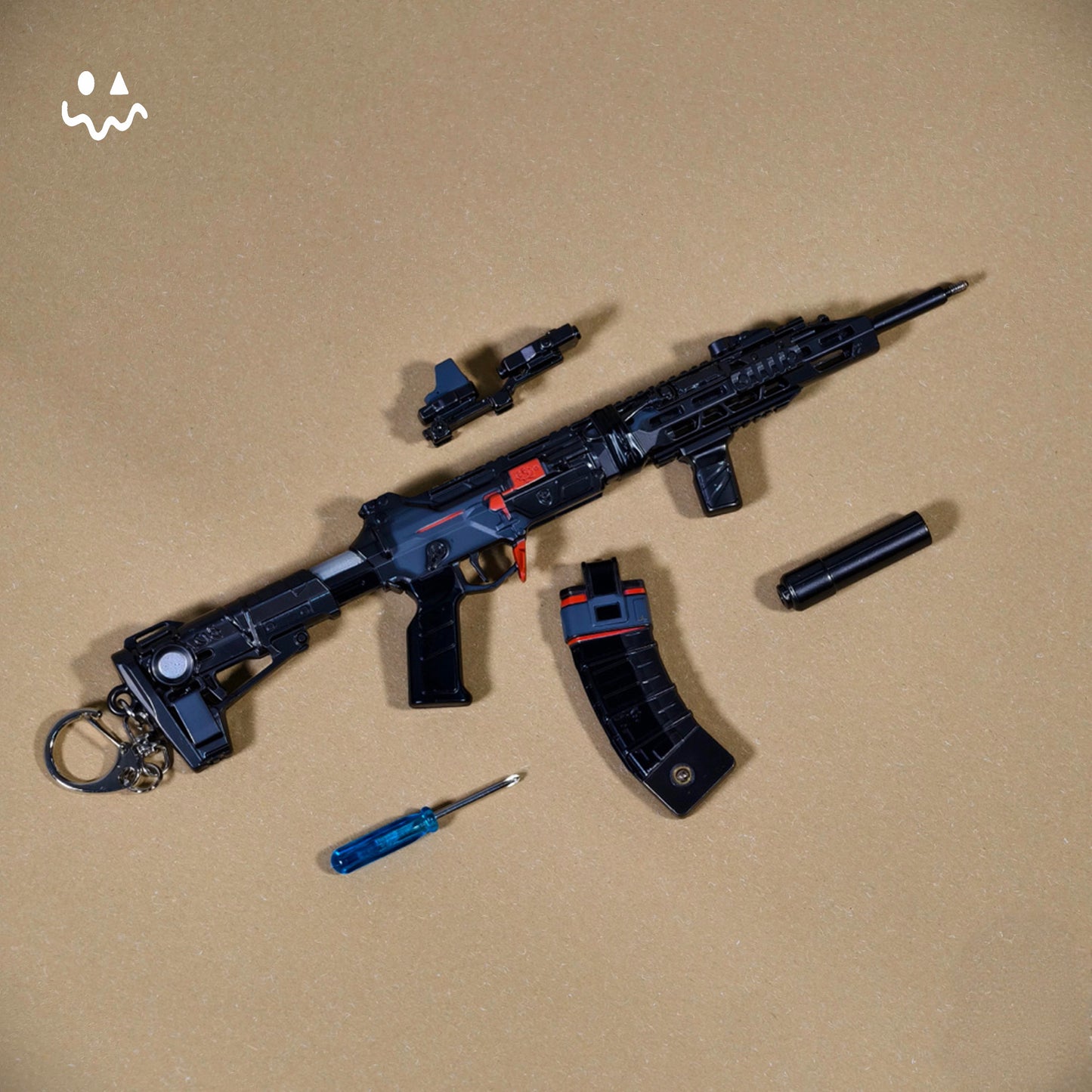 Delta Force Game Tenglong Assault Rifle Metal Replica