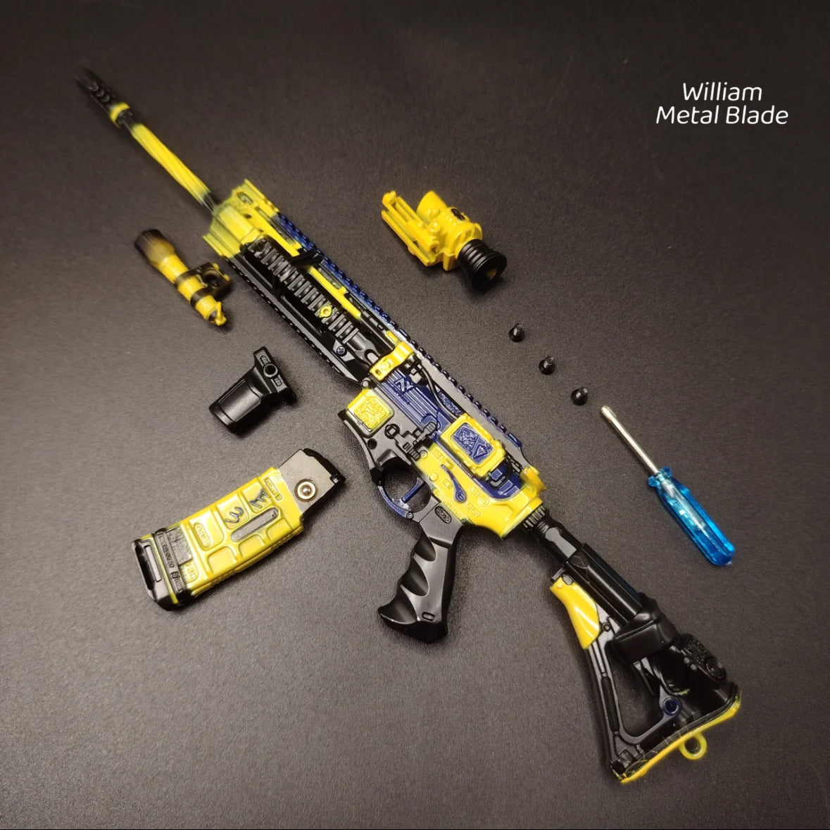 Delta Force K416 Metal Miniature Replica