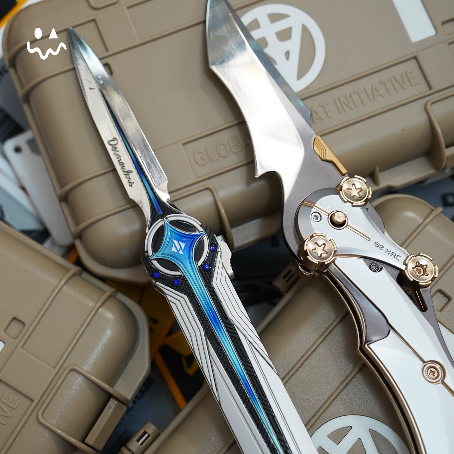 Delta Force Polaris Knife Cobra Vanguard MERCY Folding-Knife Metal Replica