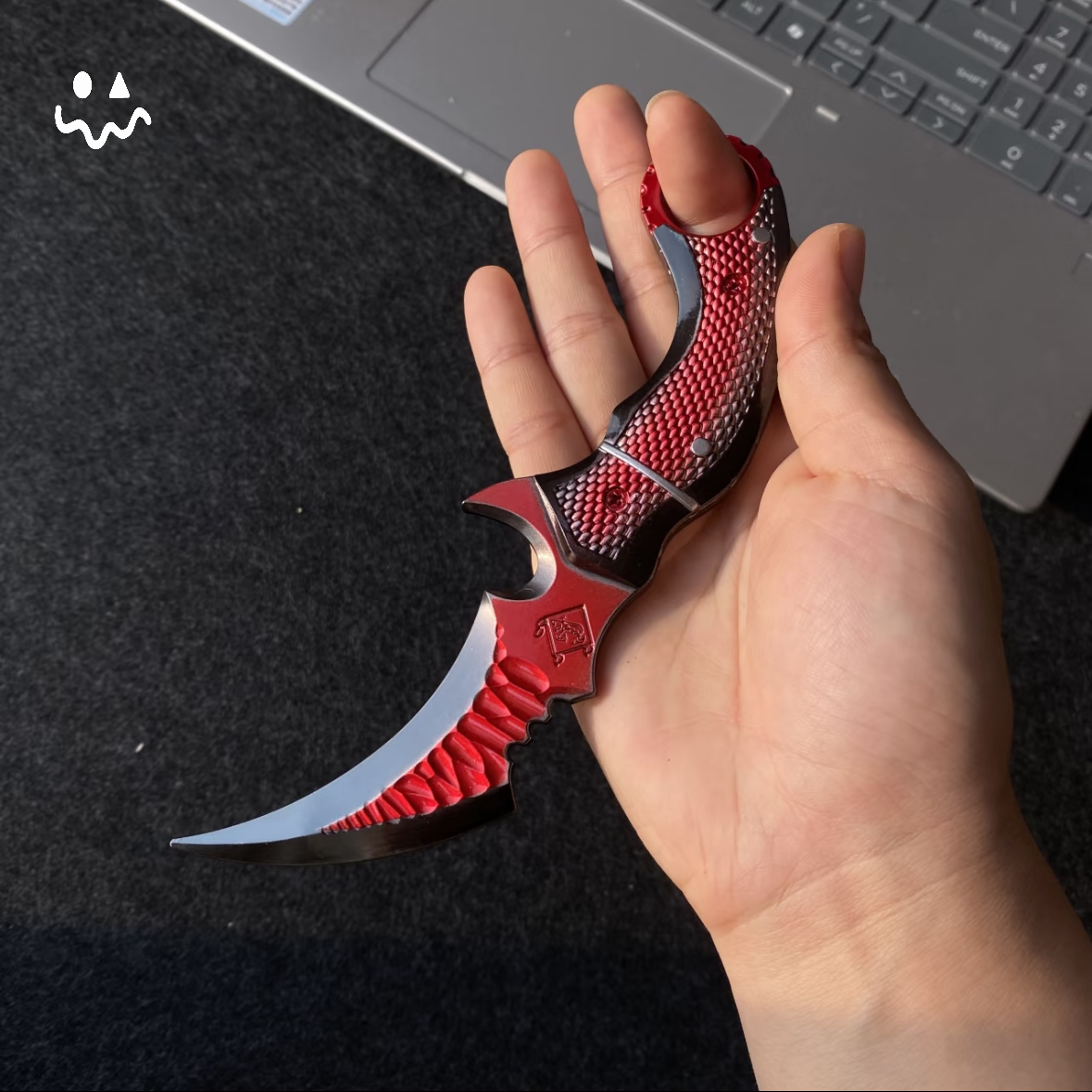 Delta Force Red Eagle Karambit Metal Replica