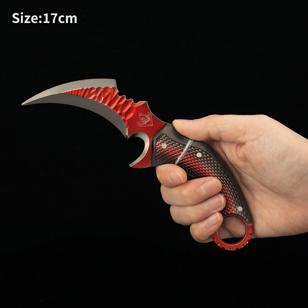 Delta Force Red Eagle Karambit Metal Replica