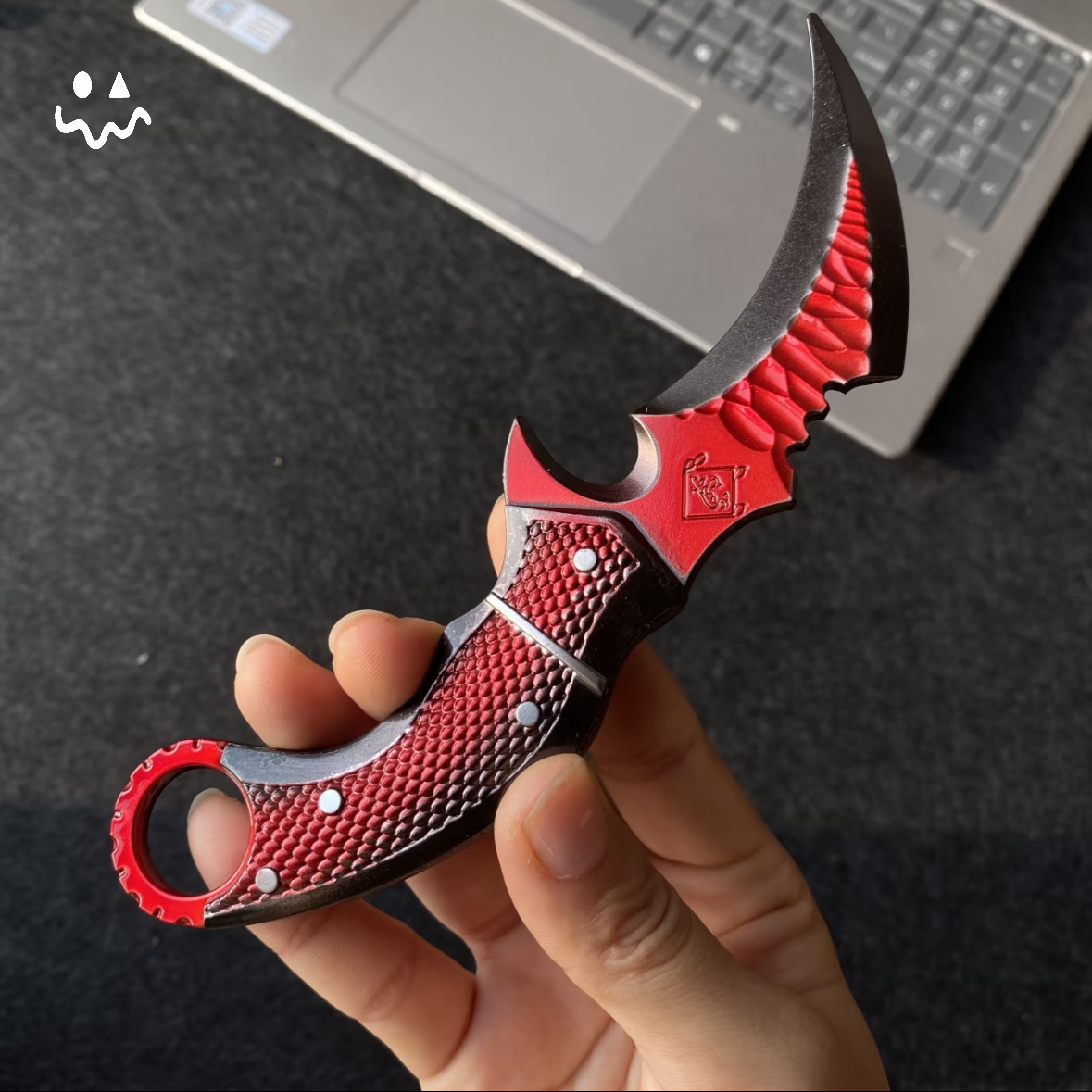 Delta Force Red Eagle Karambit Metal Replica