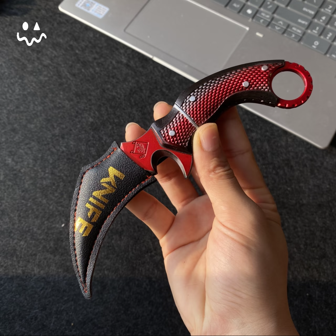 Delta Force Red Eagle Karambit Metal Replica