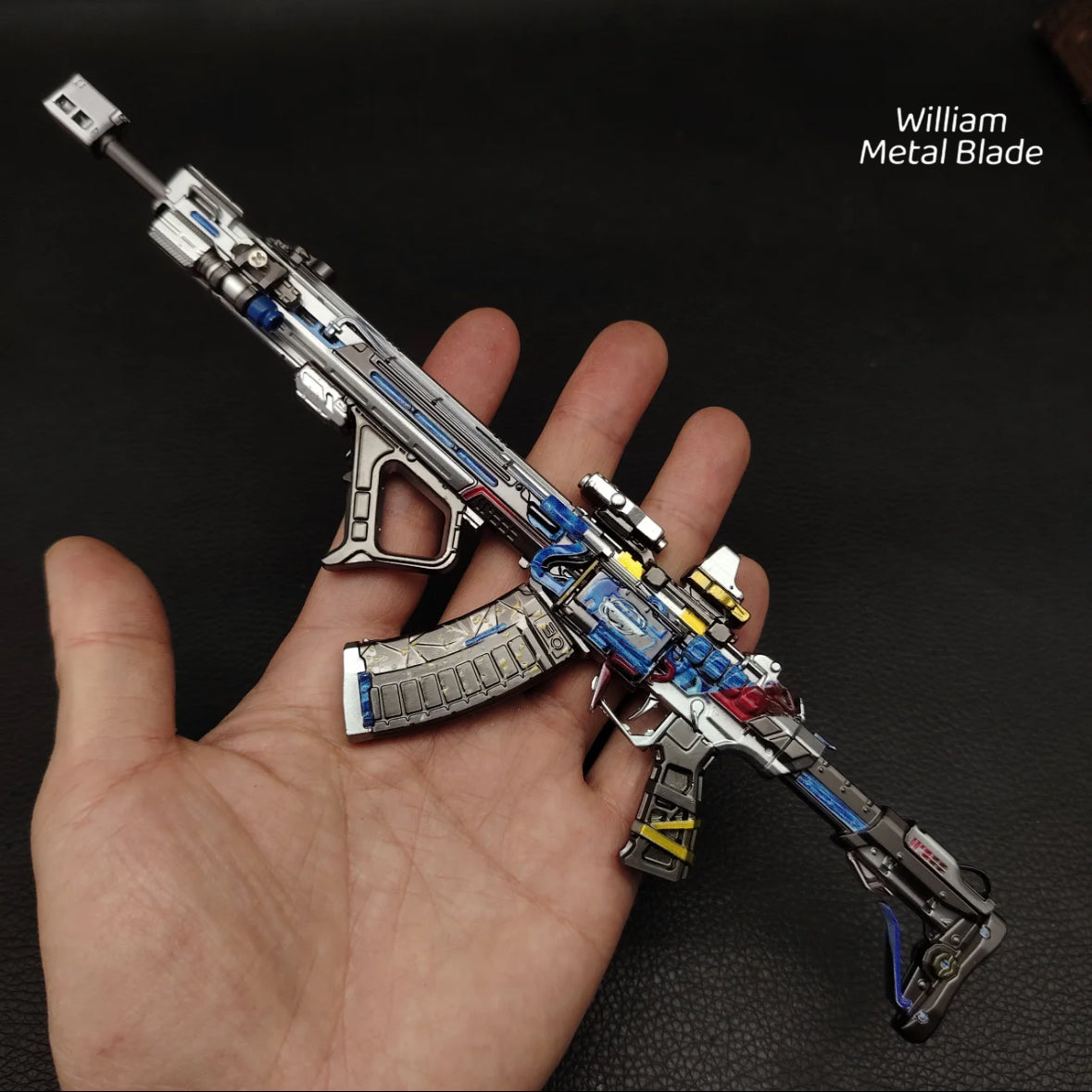 Delta Force Teng Long Assault Rifle Metal Miniature
