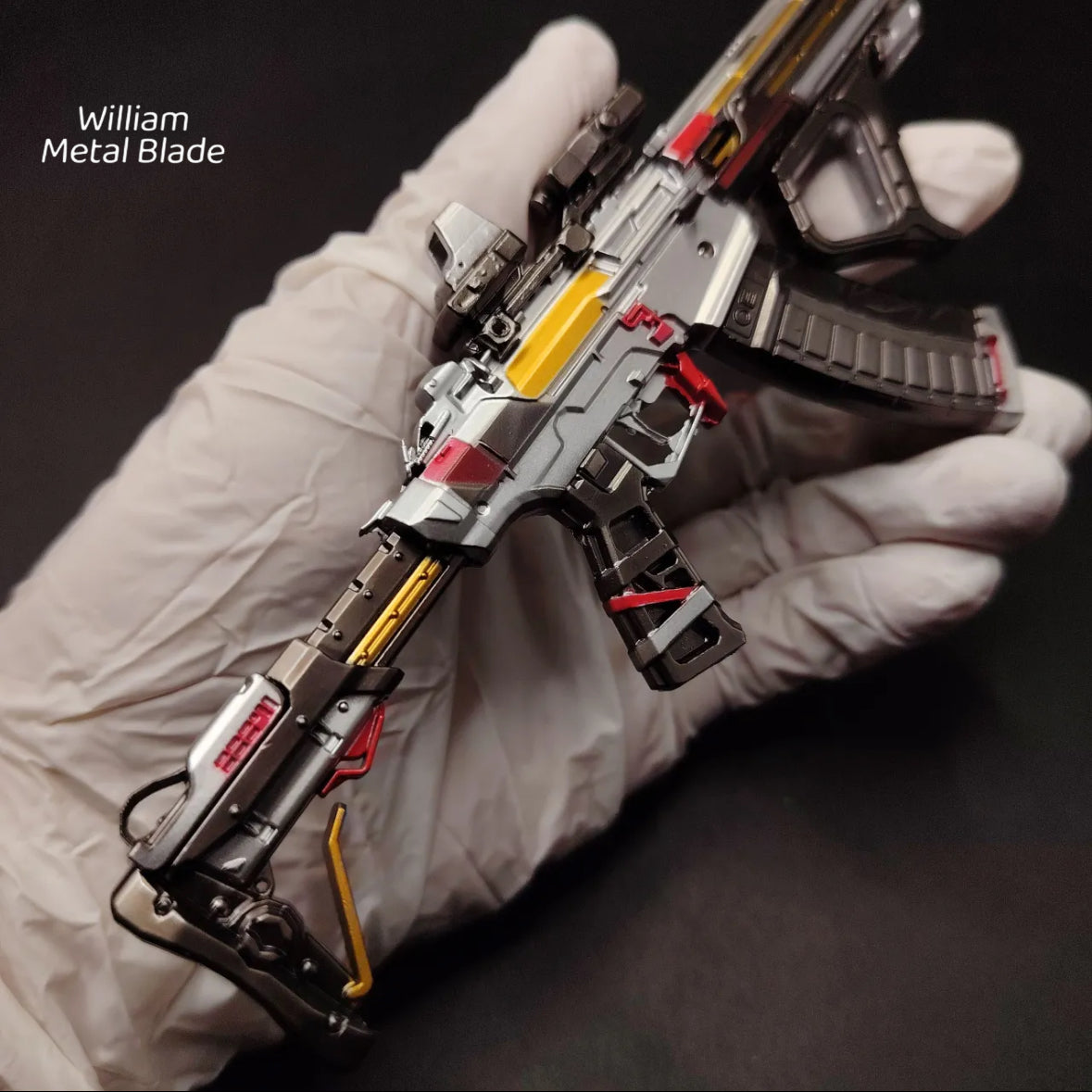 Delta Force Teng Long Assault Rifle Metal Miniature