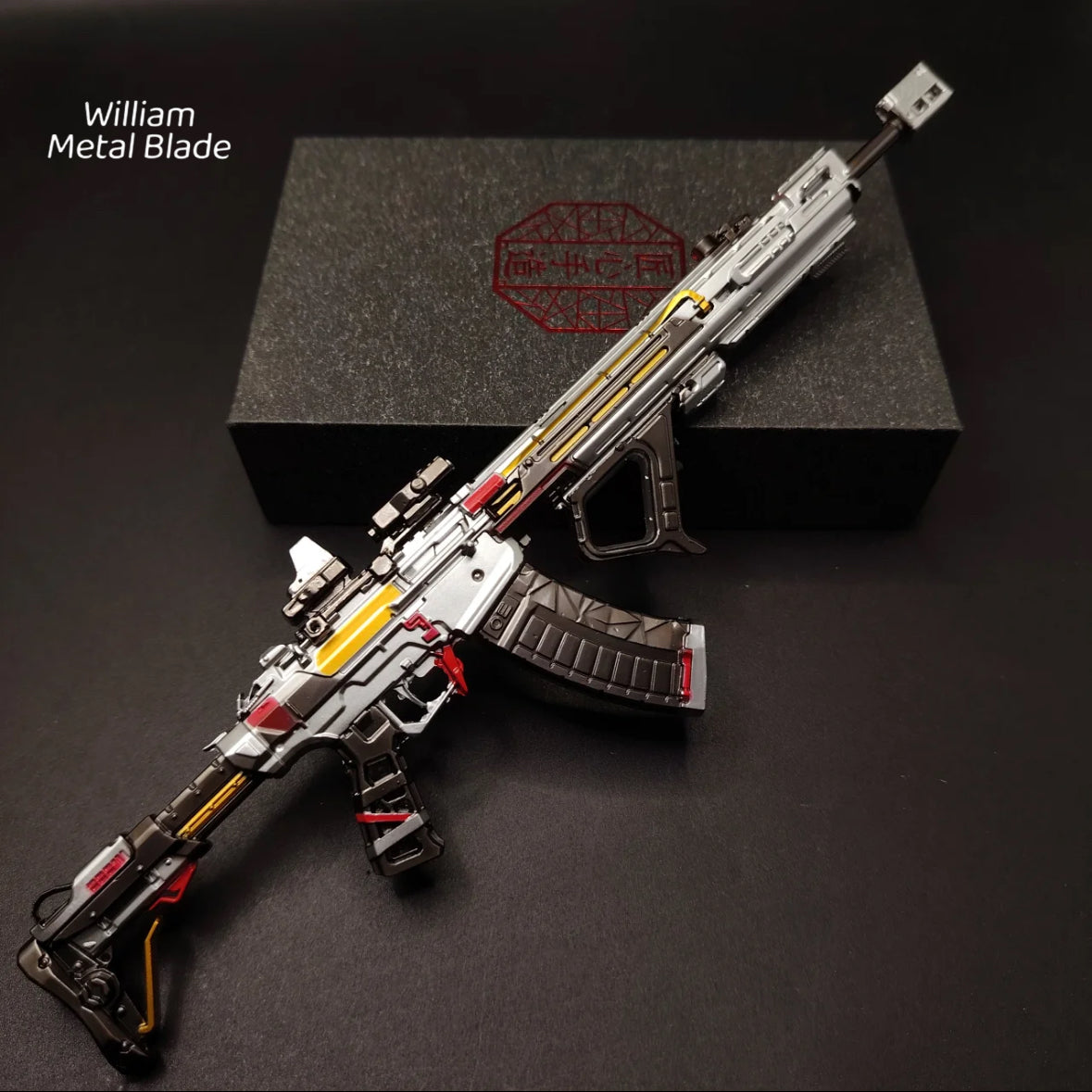 Delta Force Teng Long Assault Rifle Metal Miniature