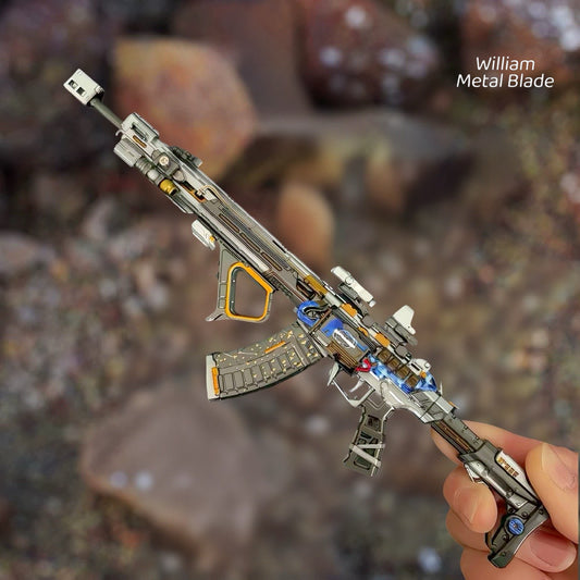 Delta Force Teng Long Assault Rifle Metal Miniature