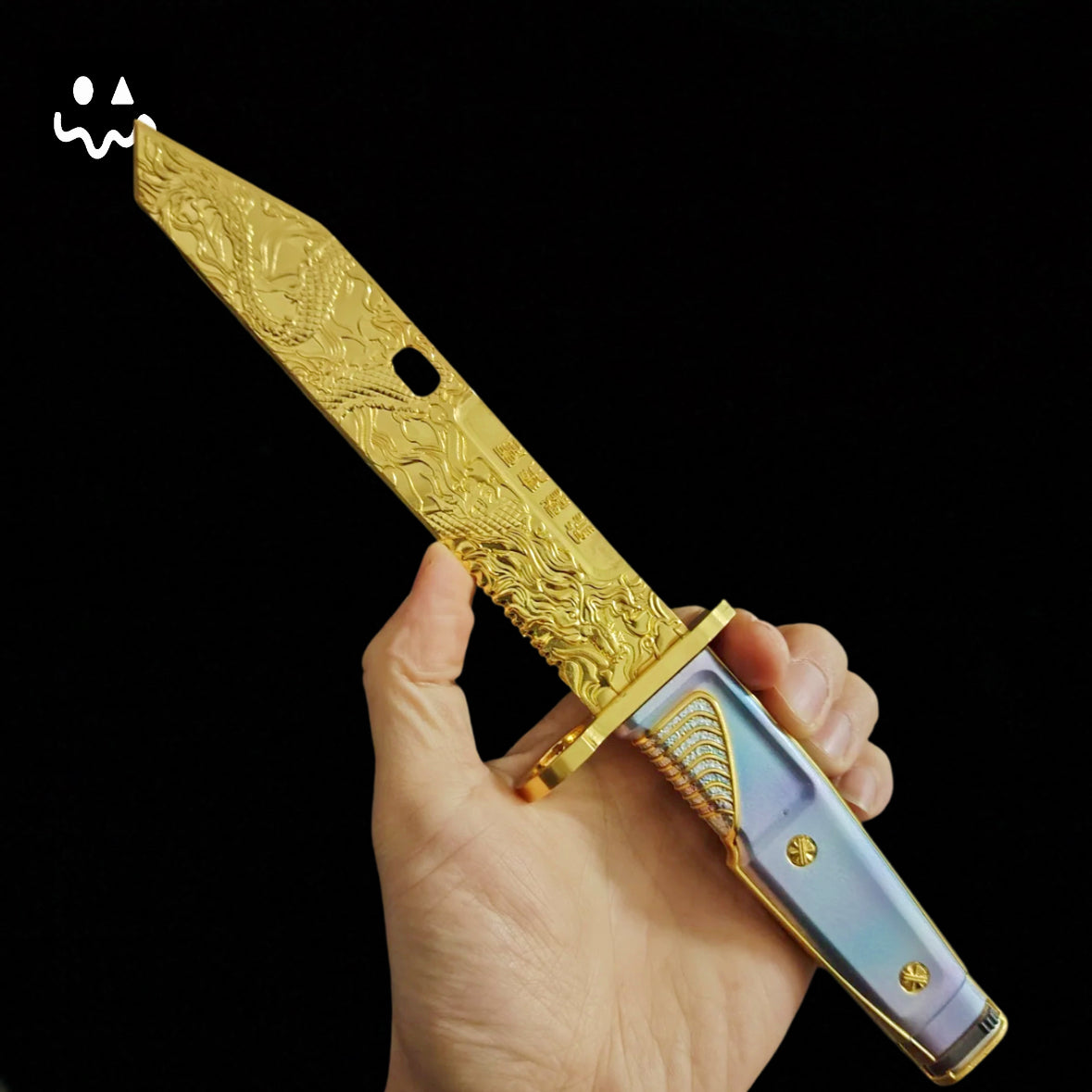 Delta Force Dragon Tooth Knife Metal Replica