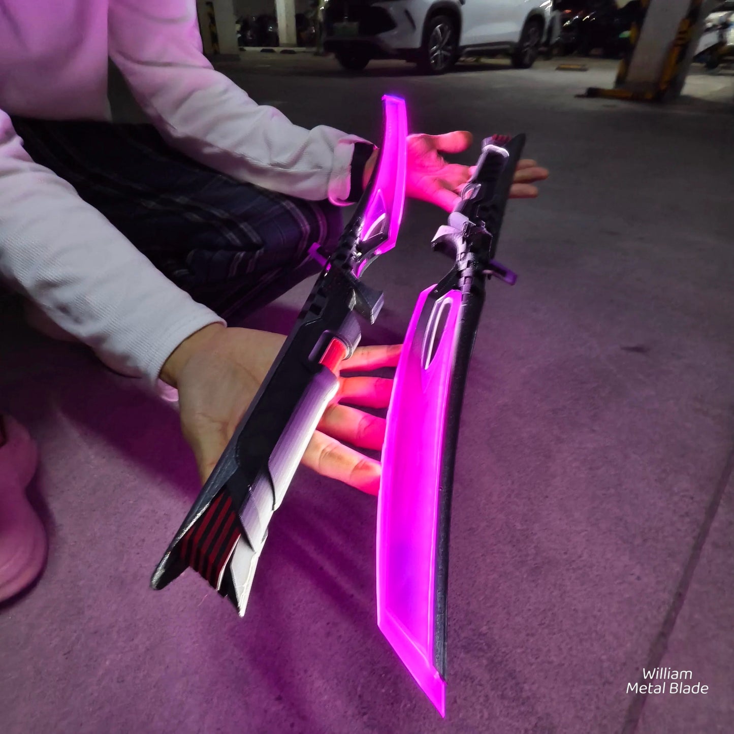 Dual Katana Deadly Duet Replica 3D Night