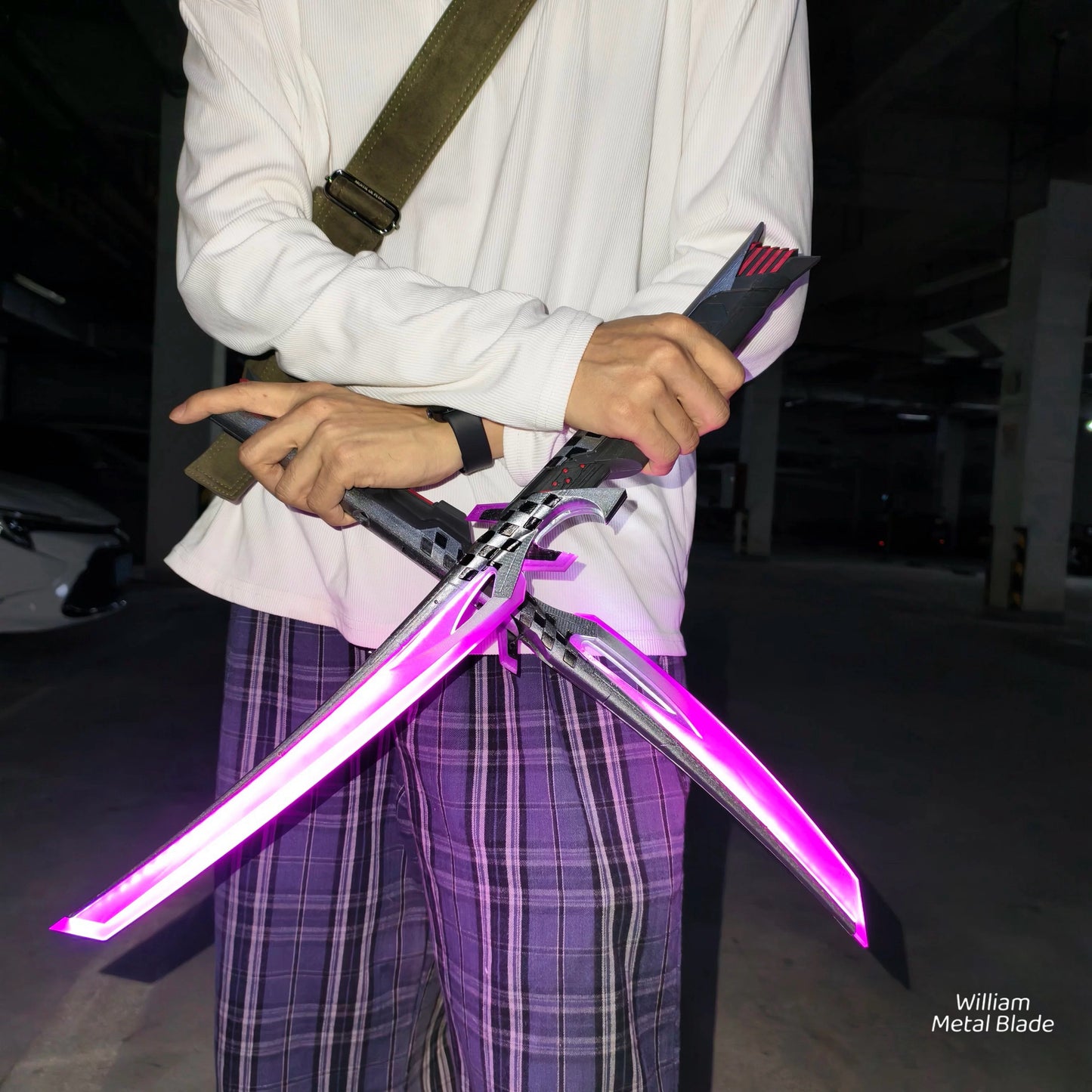 Dual Katana Deadly Duet Replica 3D Night