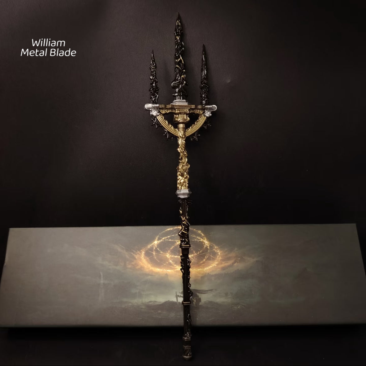 ER Mohgwyn's Sacred Spear Metal Miniature 29.5CM/11.6"