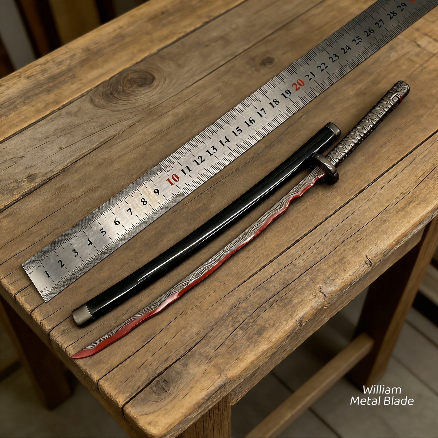 ER Rivers of Blood Katana Metal Replica Miniature With Gift Box