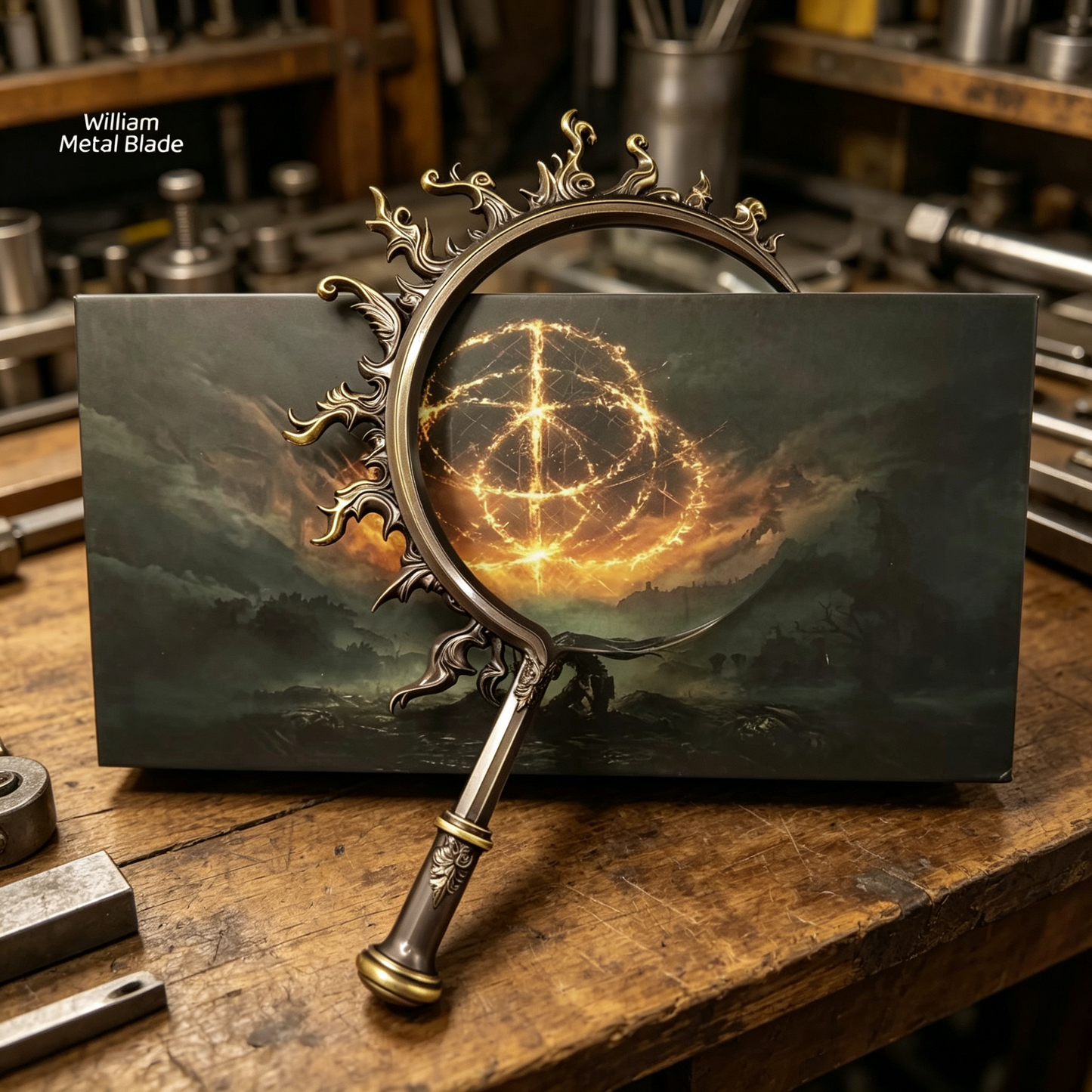 Elden Ring Eclipse Shotel Metal Mini Replica