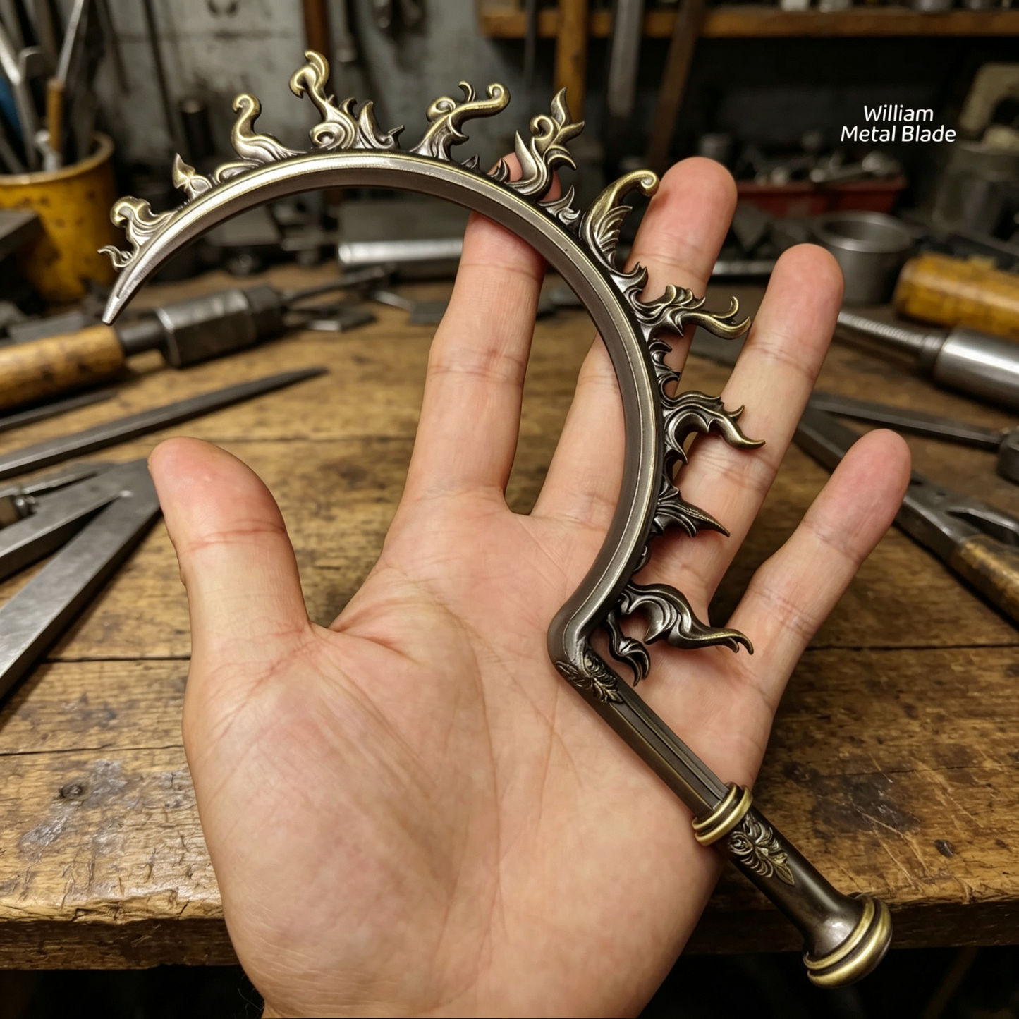 Elden Ring Eclipse Shotel Metal Mini Replica