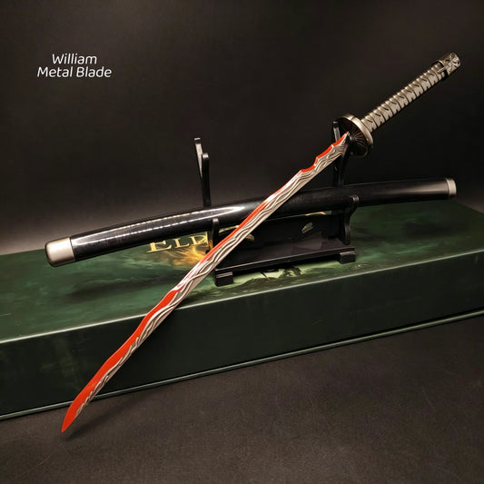 Elden Ring Rivers of Blood Katana Metal Replica Miniature With Gift Box