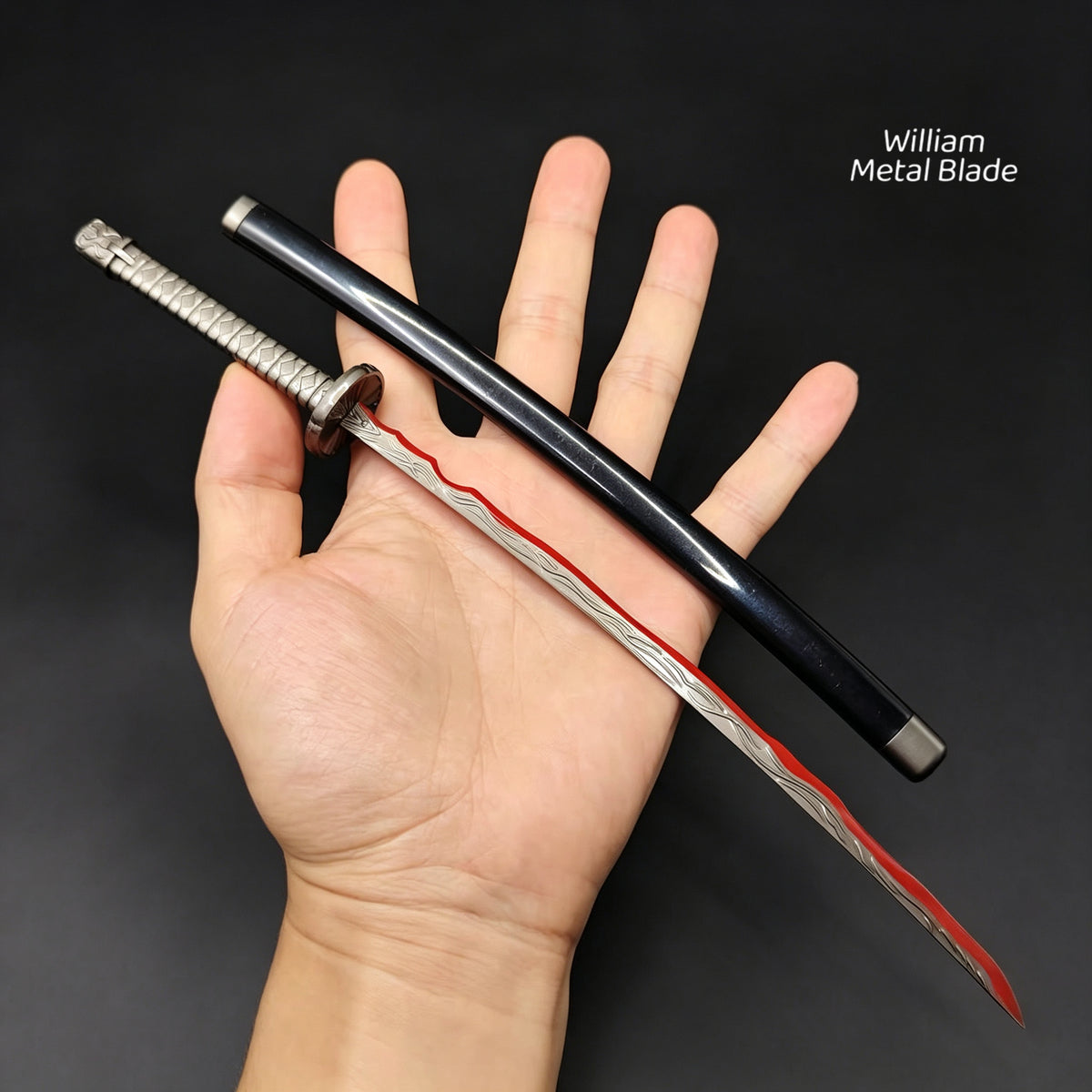 Elden Ring Rivers of Blood Katana Metal Replica Miniature With Gift Box